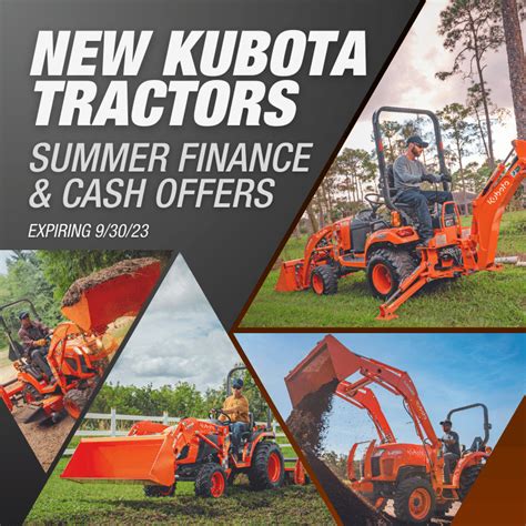 kubota special financing